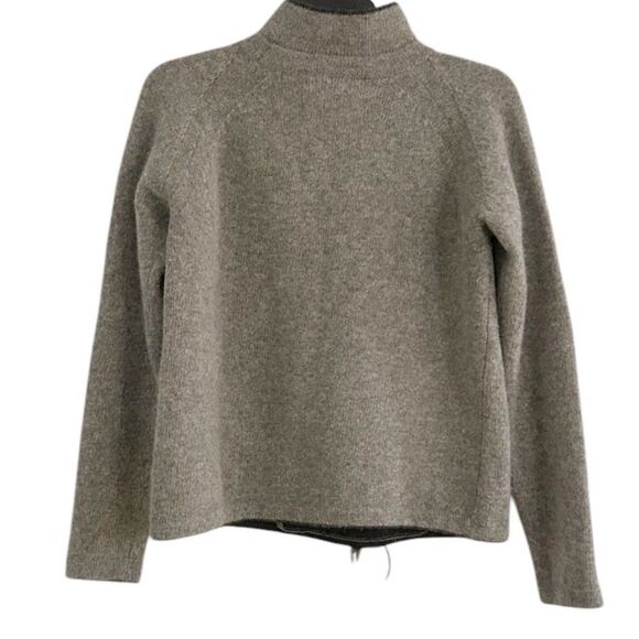 great northwest clothing company gray wool angora kangaroo pocket sweater medium - Picture 2 of 6